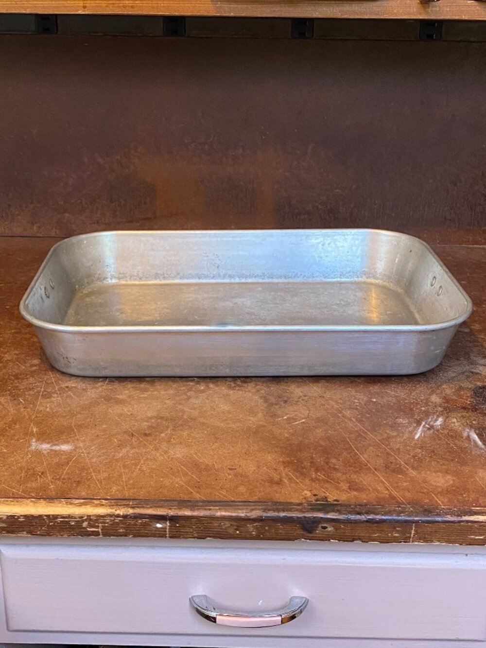 Vintage Wear-Ever #2614 Aluminum Baking Roasting Cake Pan Handles 15.5" x 10.5"